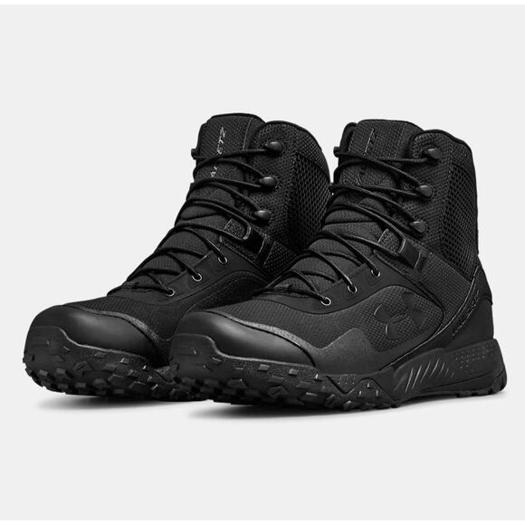 Under Armour Valsetz Black Waterproof Tactical Boots Mens Size 9.5 New Fast Ship main image 9